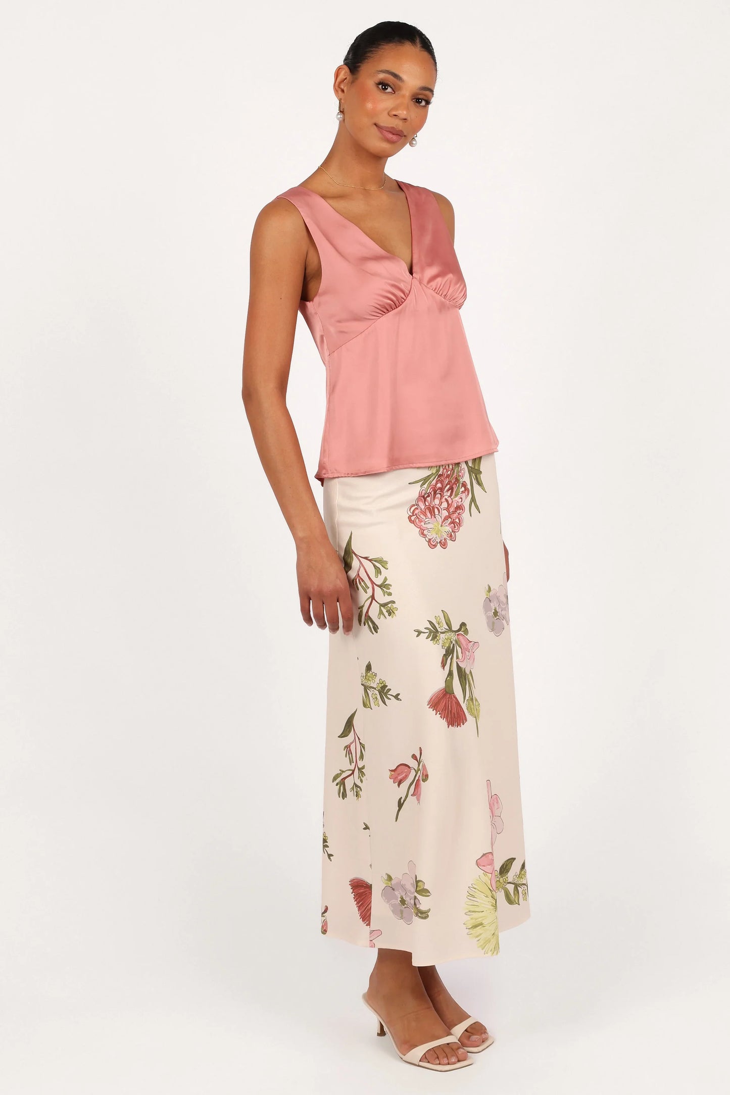 Evie Maxi Skirt Native Flora