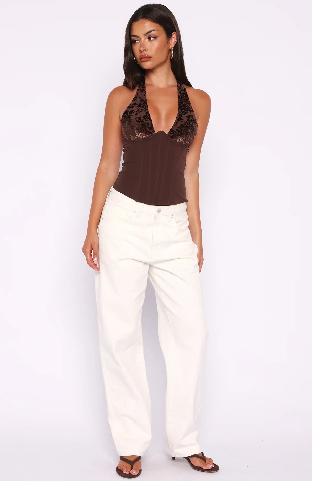 Backstage Beauty Bustier Chocolate