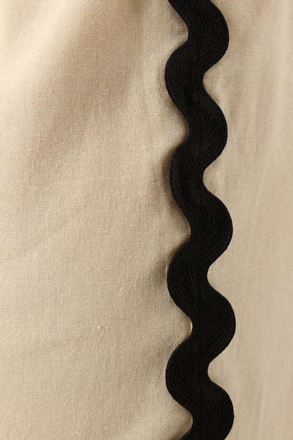 Mollymook Pants Cream Black