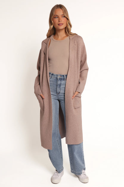 Venda Coatigan Light Brown