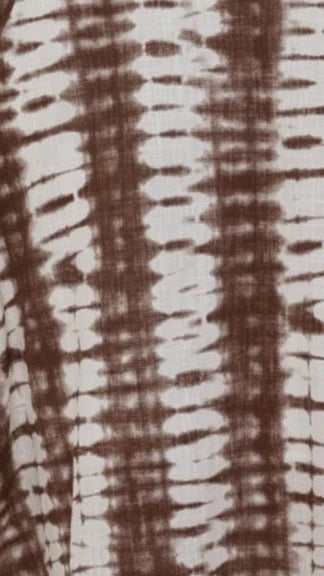 Marcel Maxi Dress Chocolate Tie Dye