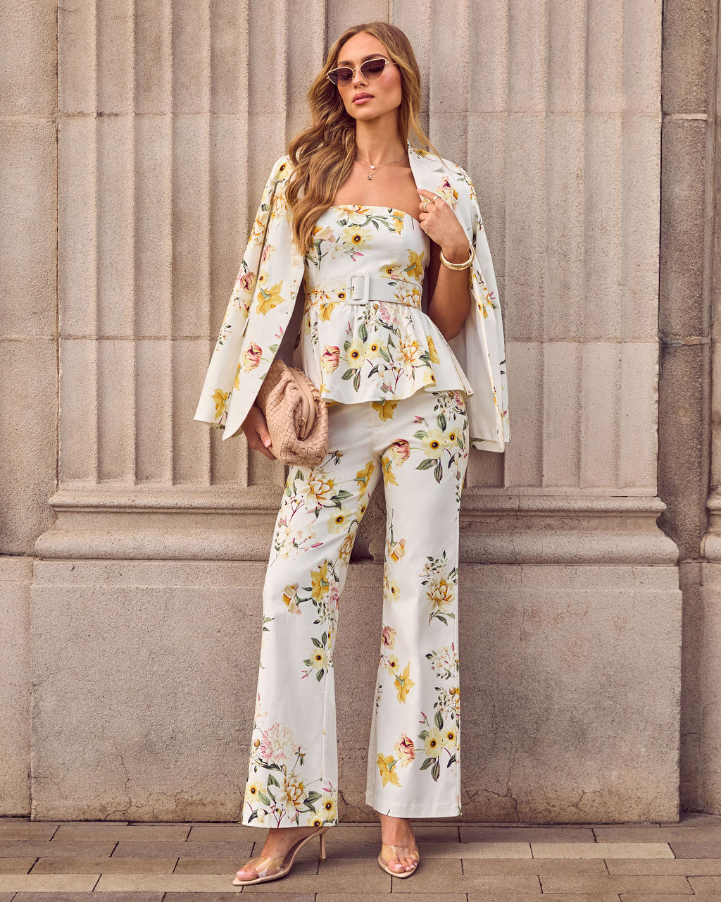 Honey Morning Floral Print Pants