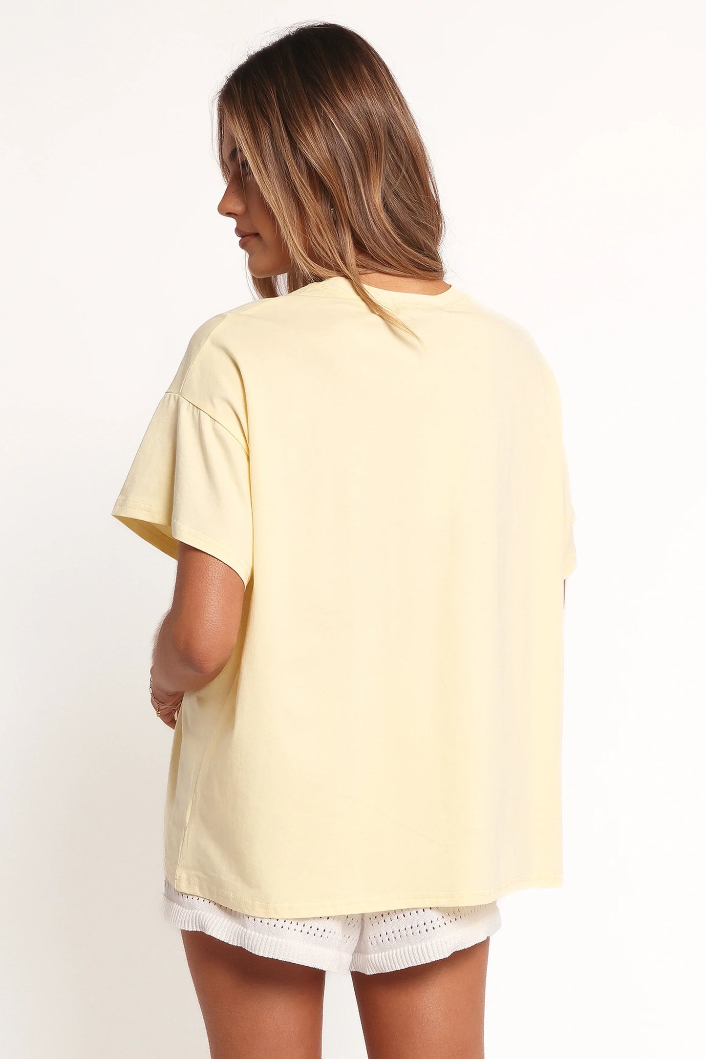 Guavas Graphic Tee Pale Yellow