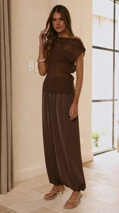 Ariella Pants Chocolate