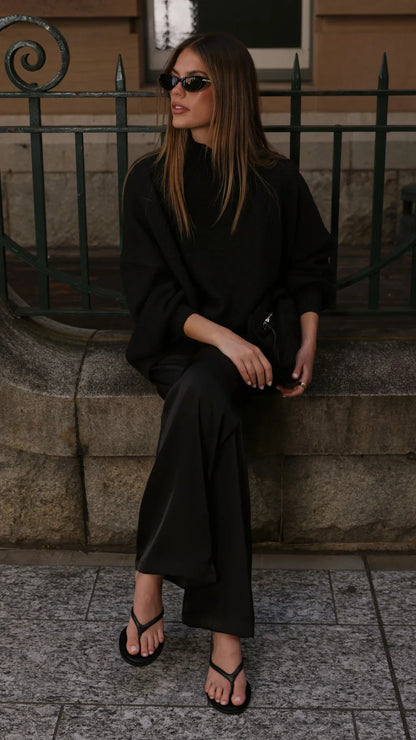 Harita Knitted Sweater Black