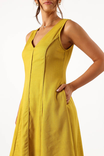 Rubes Mini Dress Mustard