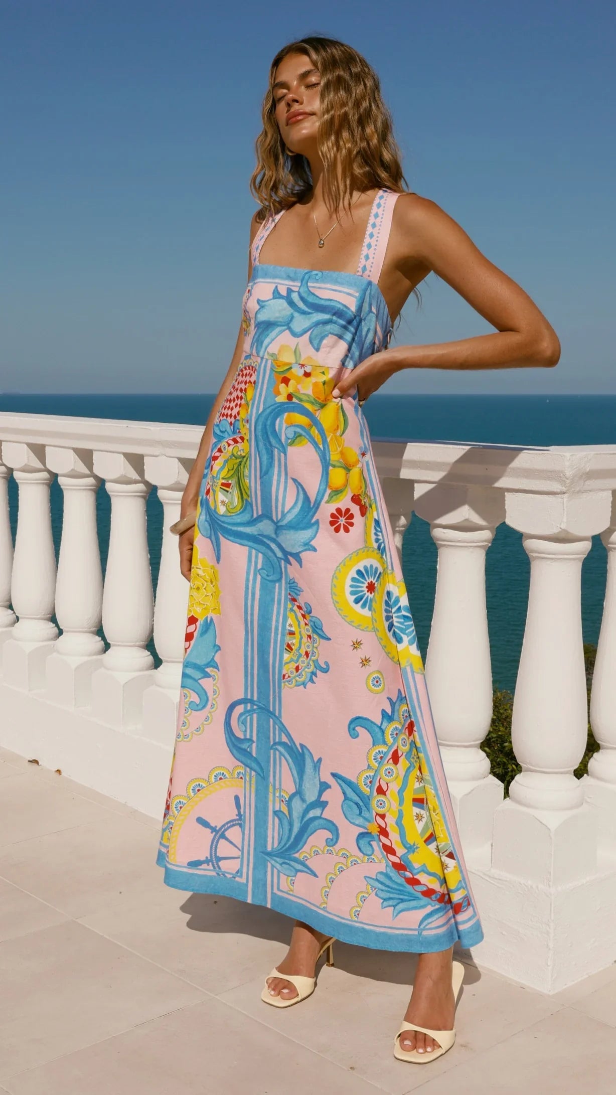 Sella Maxi Dress Summer in Sicily