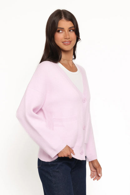 Jayden Cardigan Pale Pink