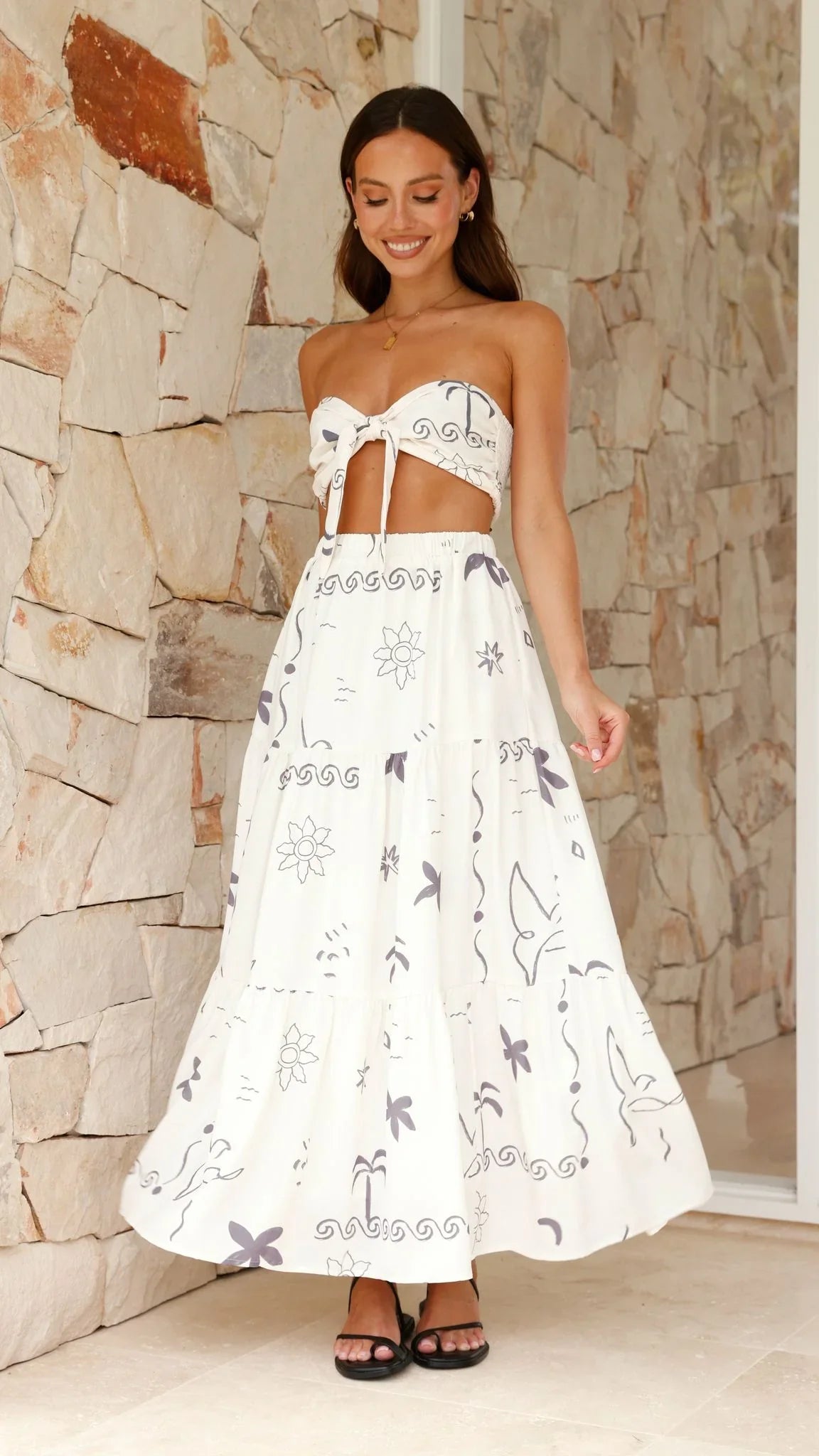 Bella Crop Top Seabreeze