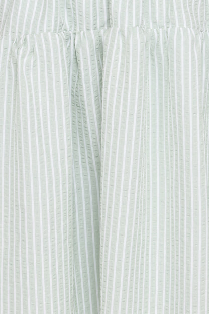 Makayla Mini Dress Green Stripe