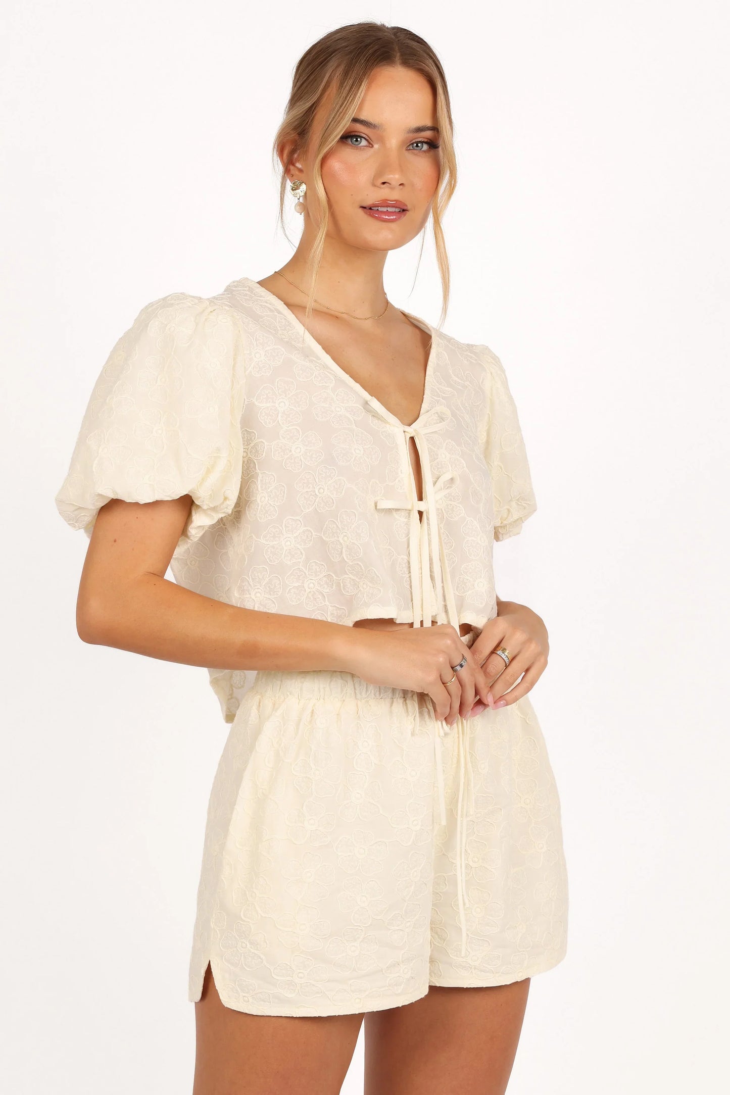 Hanna Short Set Cream