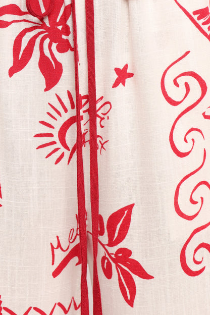 Malta Pant Red