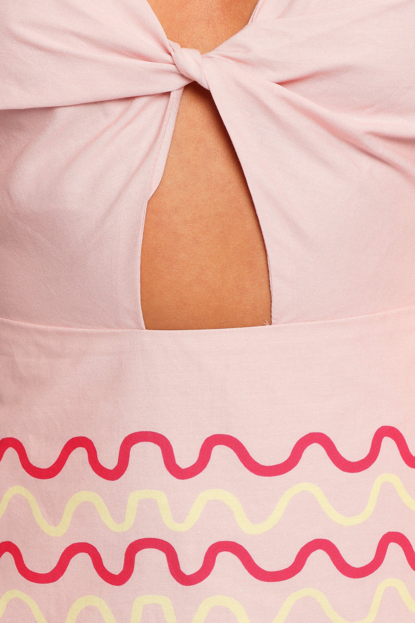 Ariarne Mini Dress Pink Palm