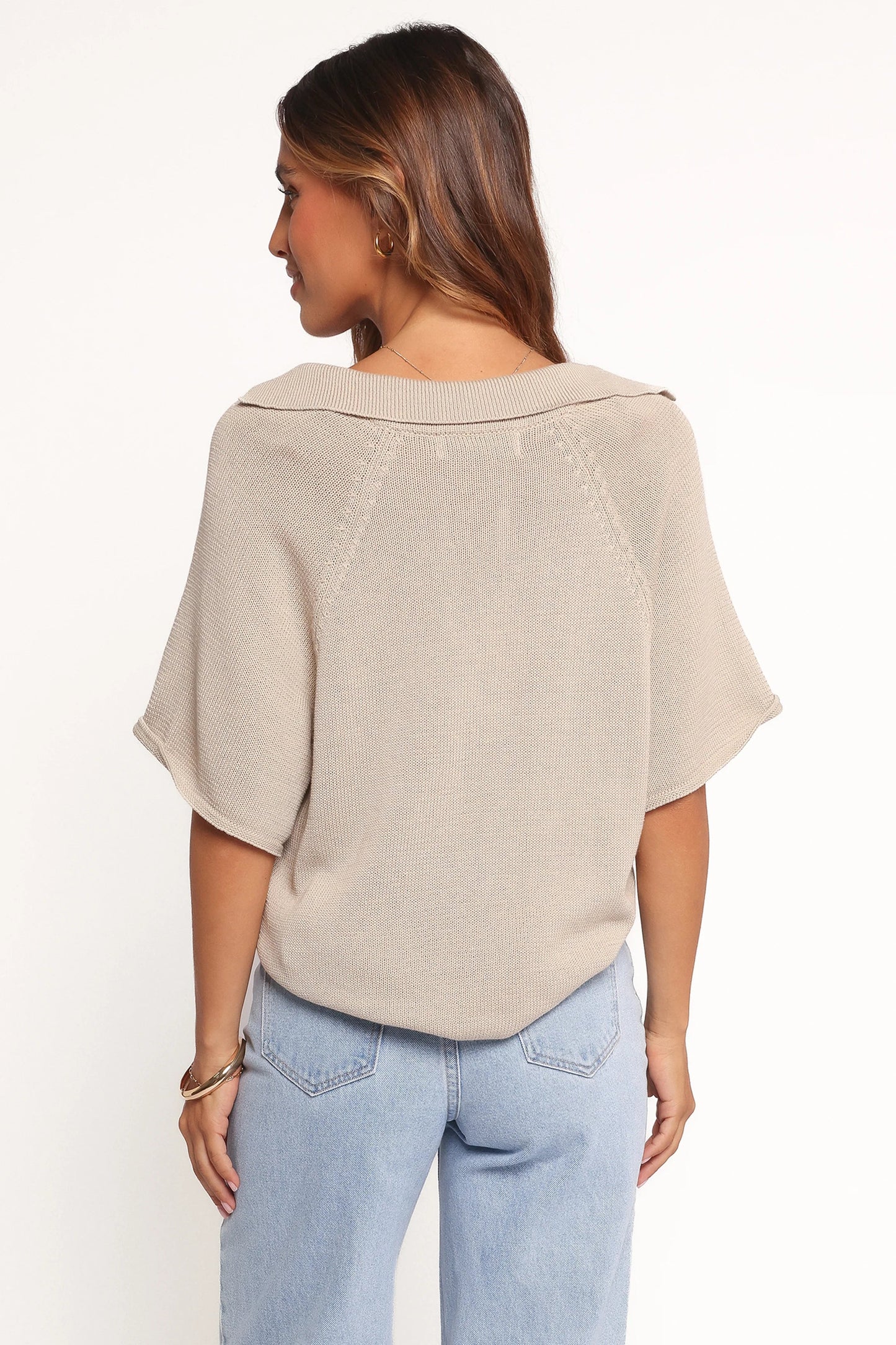 Eldora Knitted Top Oatmeal