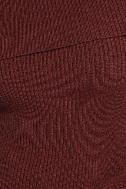 Aleena Knit Top Chocolate Brown