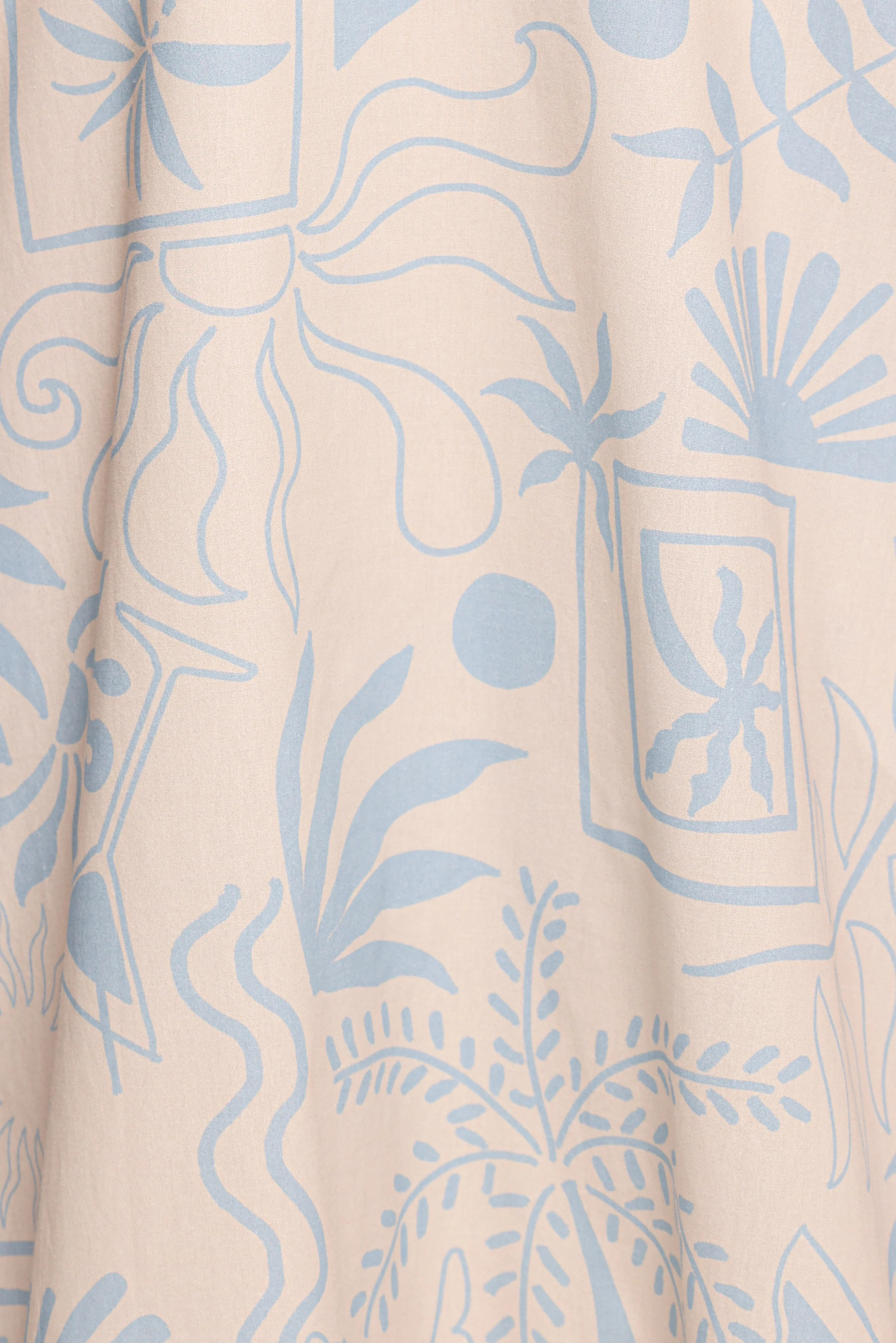 Naida Maxi Dress Blue Soleil