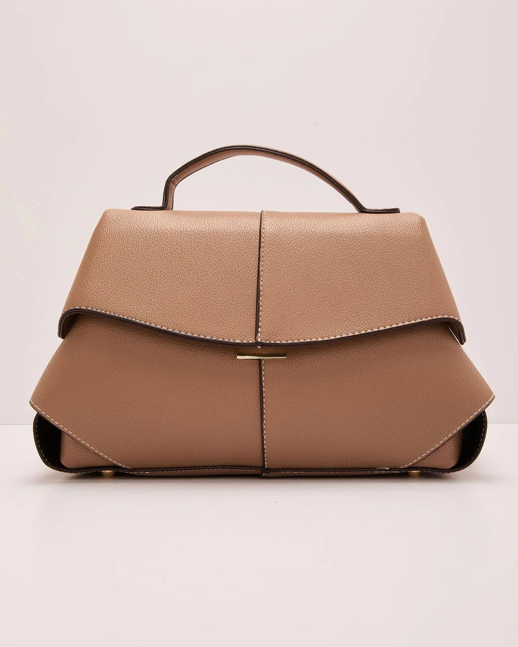 Golan Vegan Leather Top Handle Satchel
