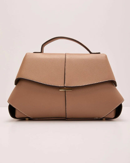 Golan Vegan Leather Top Handle Satchel