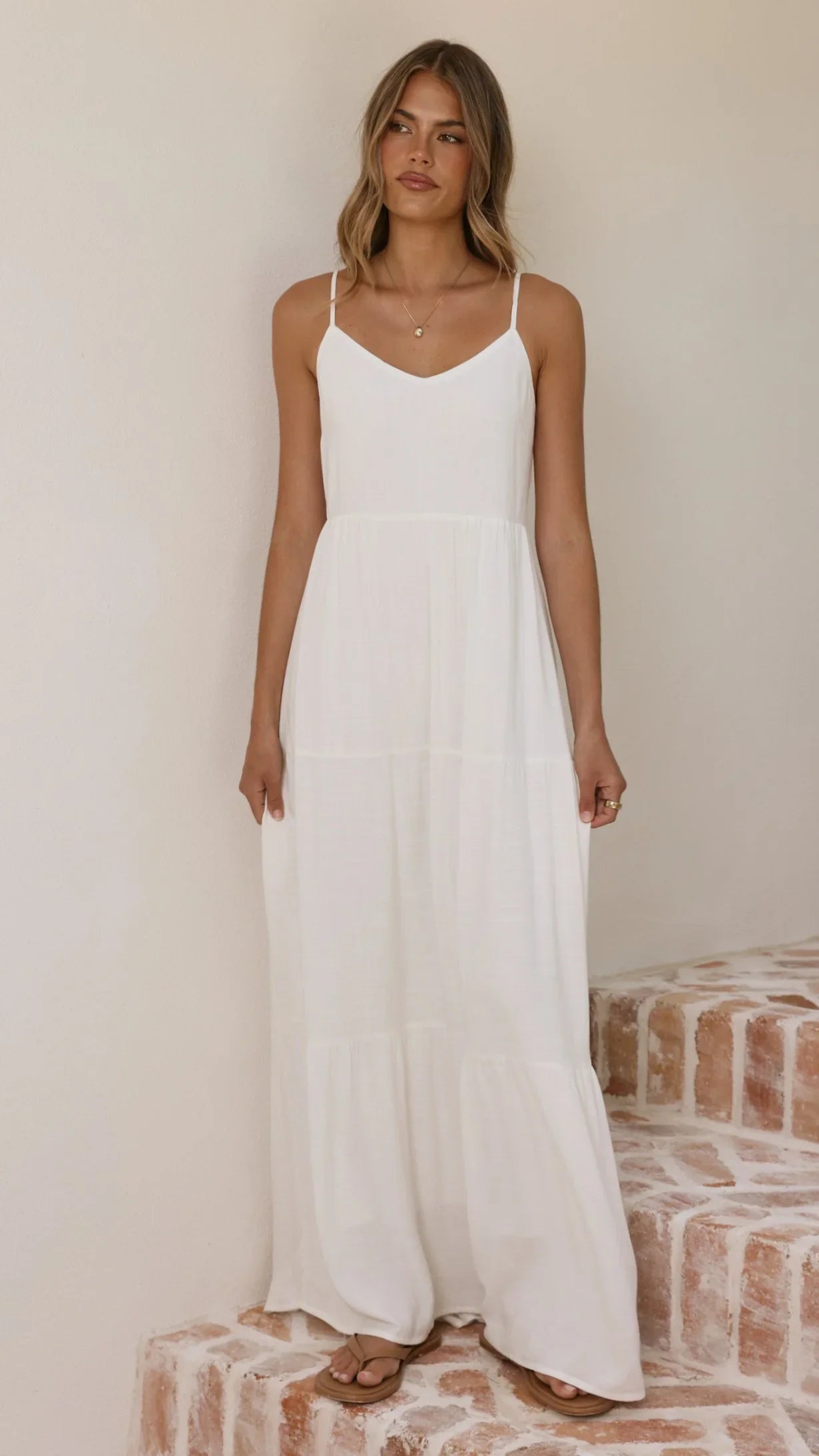 Shelley Maxi Dress White