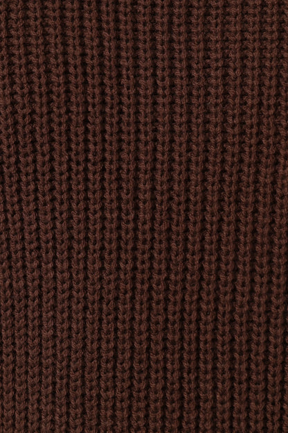 Katty Knit Sweater Chocolate Brown