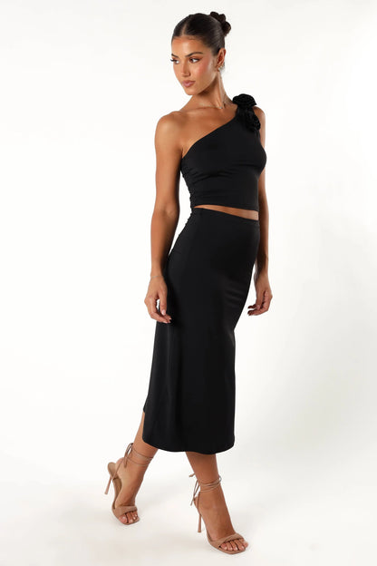 Keely Two Piece Set Black