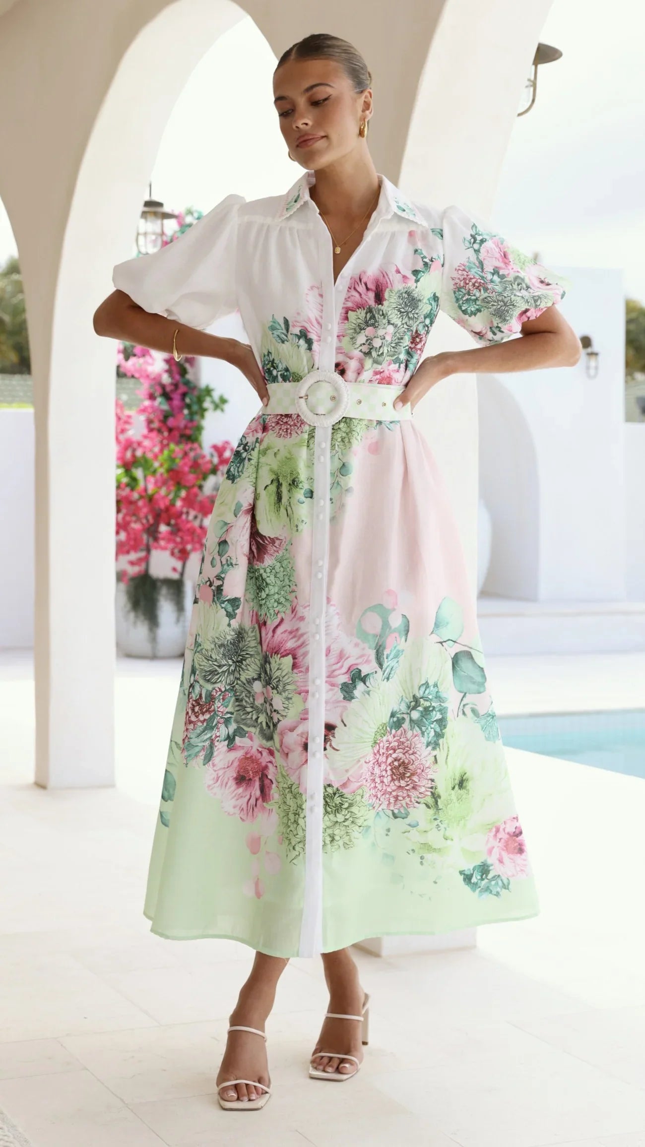 Dusk Maxi Dress Sorbet Symphony