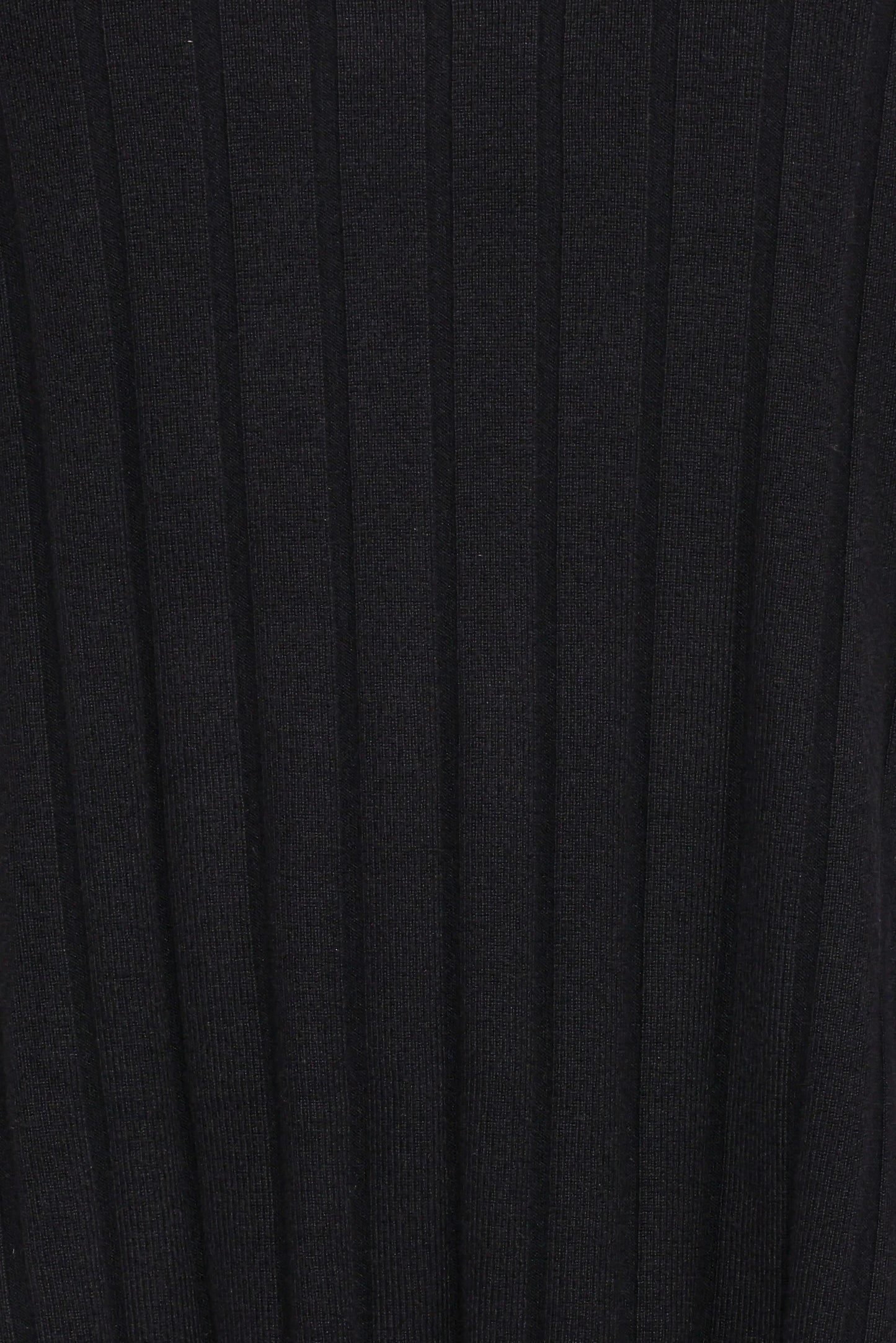 Alix Ribbed Knit Set Black