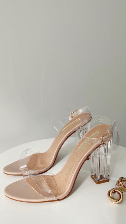 Inca Heels Nude Patent