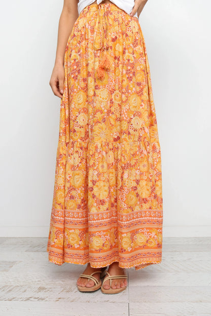 Nyasa Skirt Orange