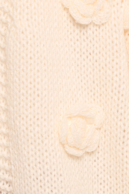 Doralee Rose Cardigan Cream