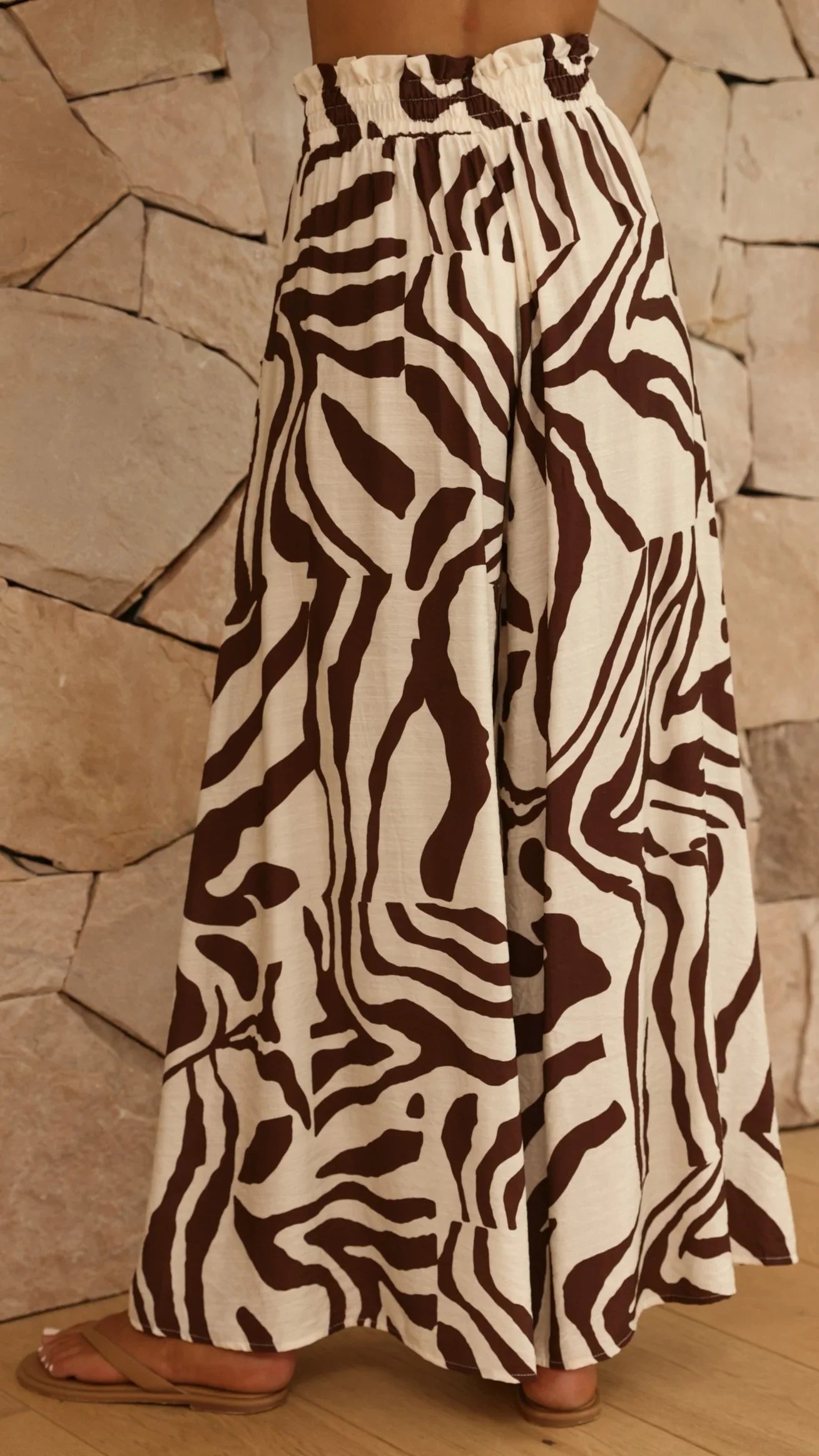 Avery Wide Leg Pants Luna Mocha