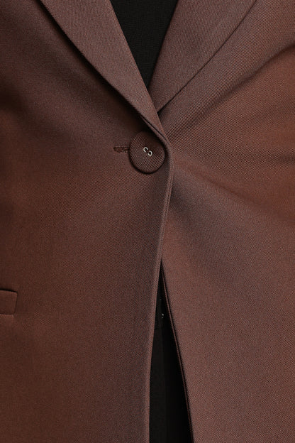 Eliana Waist Tie Blazer Espresso