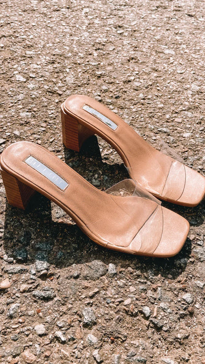 Lucy Heel Clay Clear
