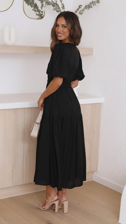 Erin Midi Dress Black