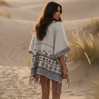 Boho Knit Tassel Cardigan
