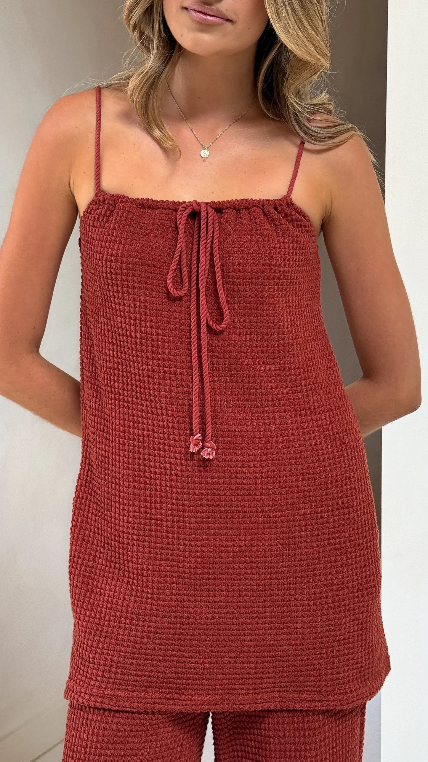 Catie Top Rust
