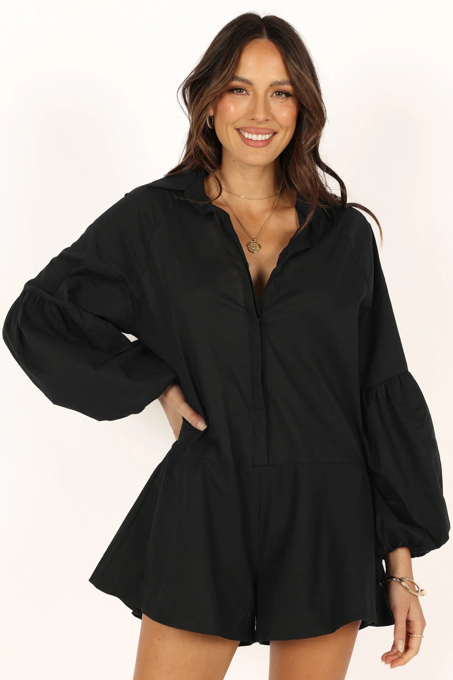 Elsa Romper Black