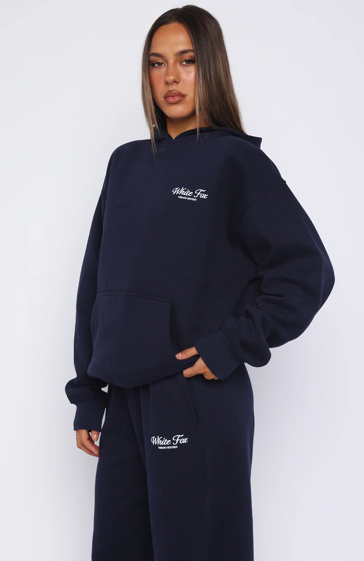 Verano Sixteen Lilia Oversized Hoodie Navy