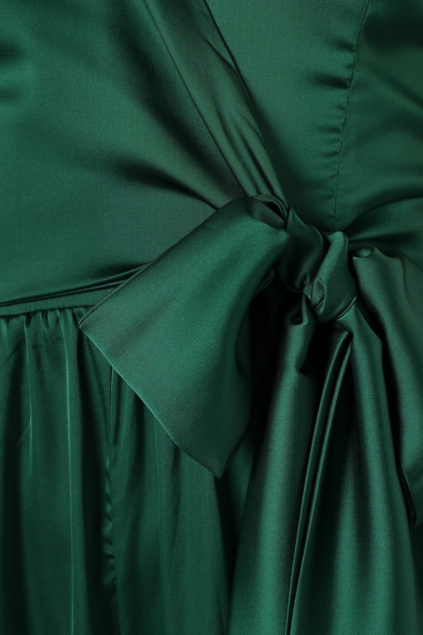 Tanya Strapless Jumpsuit Emerald