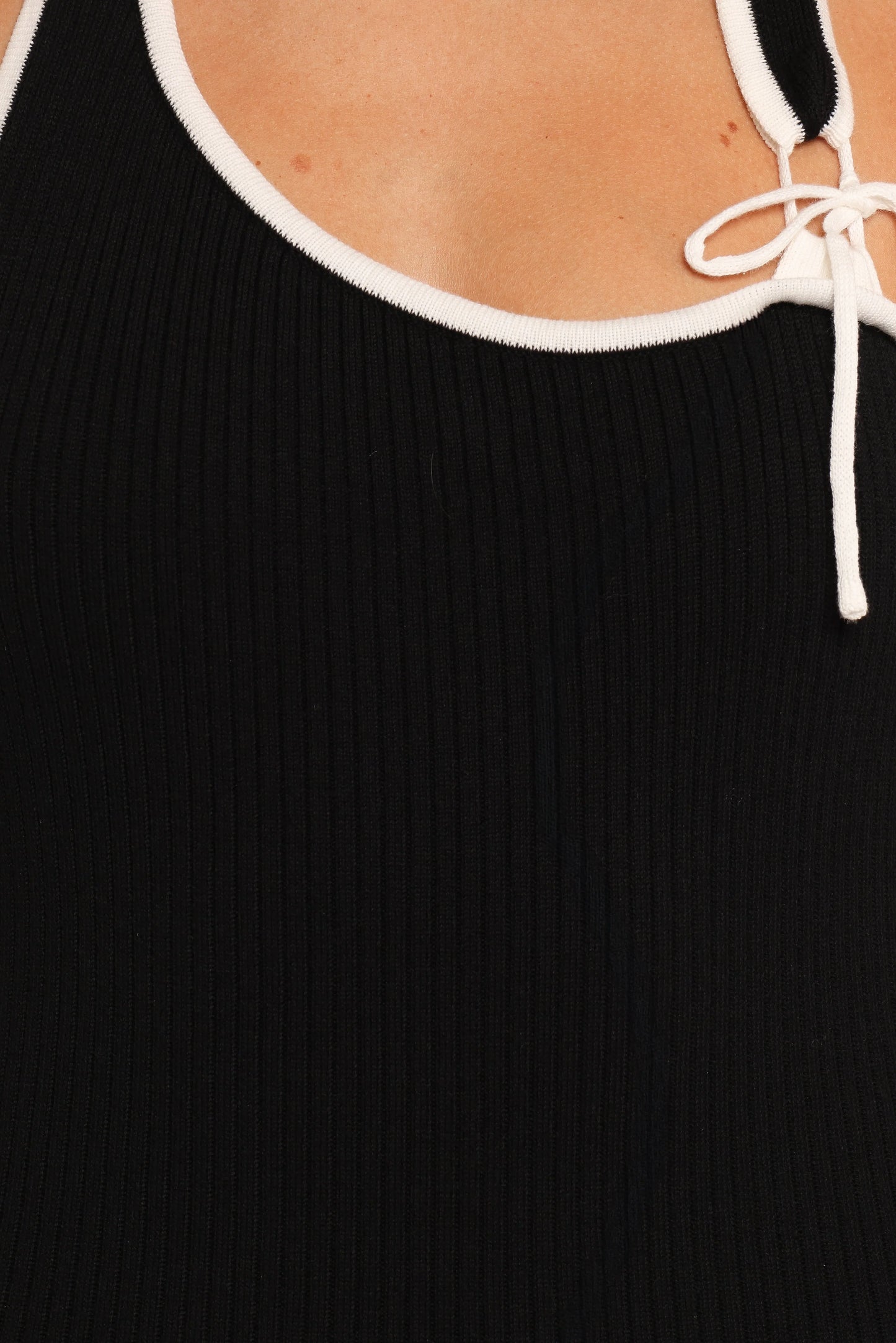 Freja Maxi Dress Cream Black