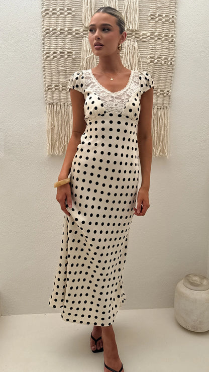 Esme Maxi Dress Polka Dot