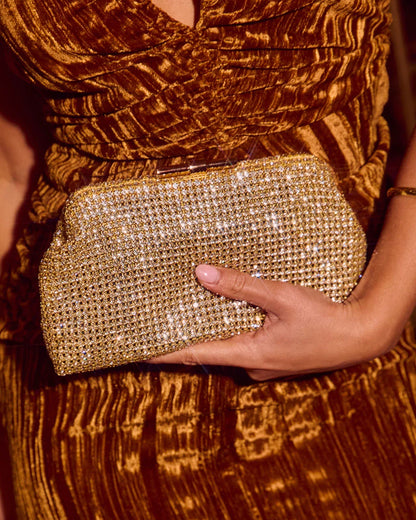 First Toast Embellished Clutch