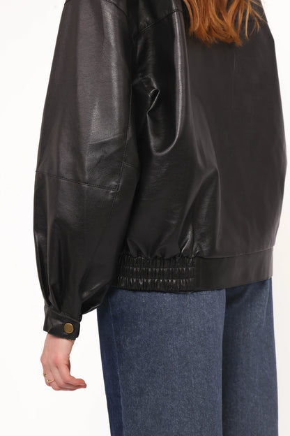 Zoe Bomber Jacket Black