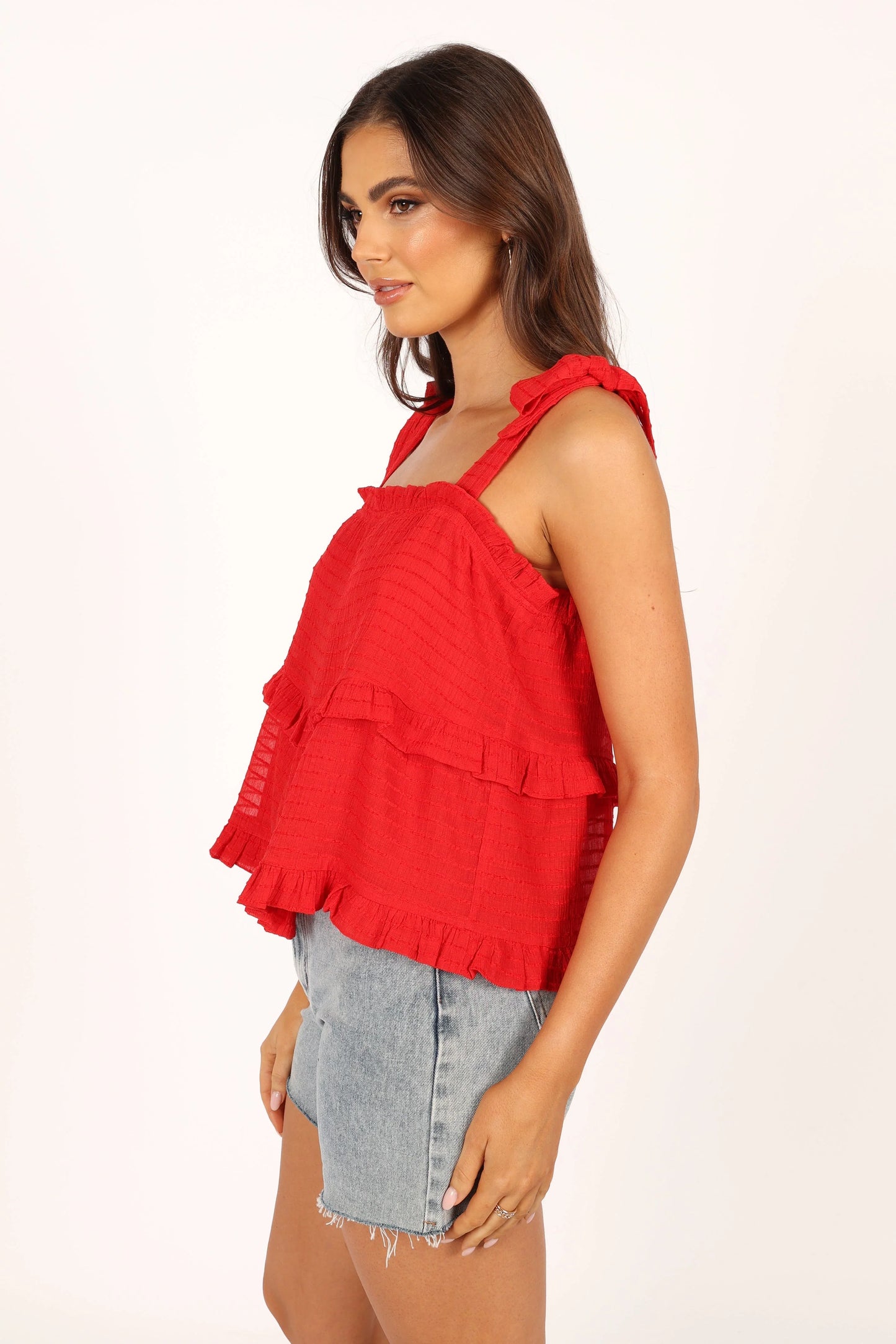 Avery Tiered Top Red