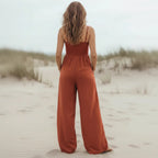 Casual Spaghetti Strap Jumpsuit Rompers