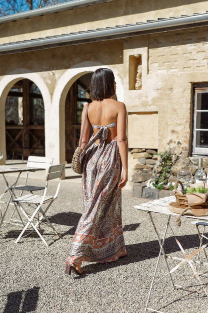 Sarah Strapless Jumpsuit Multi
