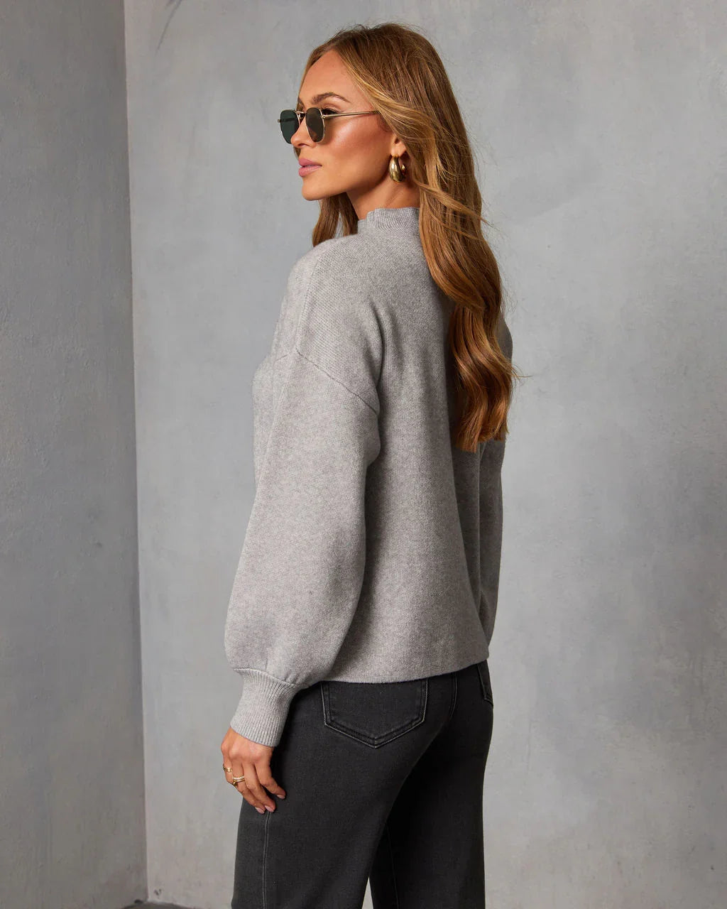Amsterdam Mock Neck Sweater