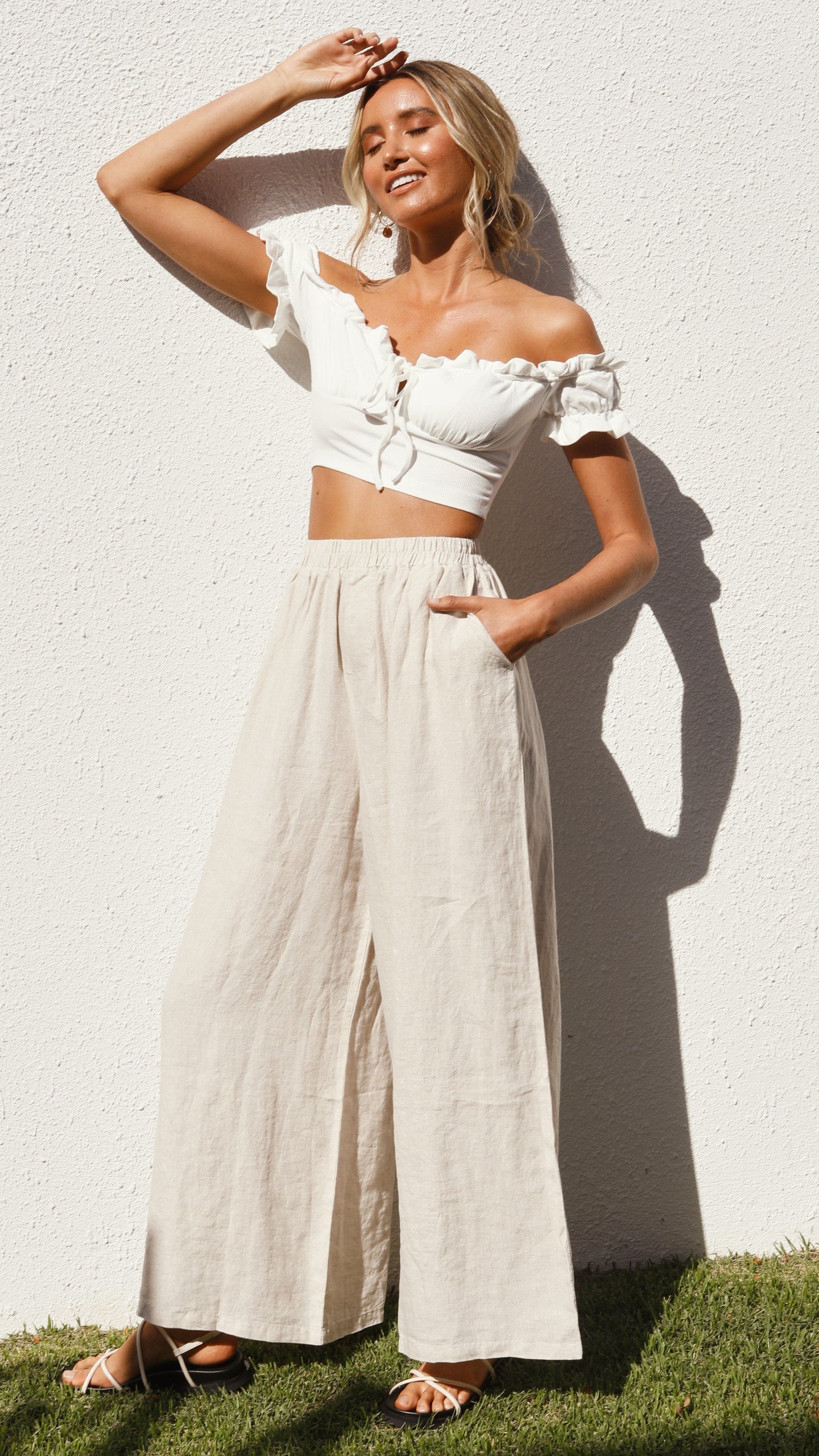 Oceana Pants Natural