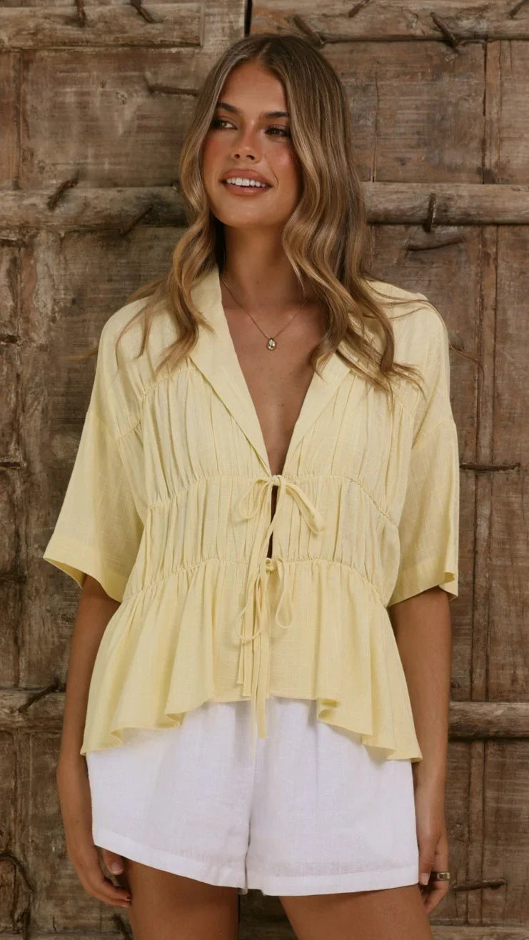 Kailey Top Yellow