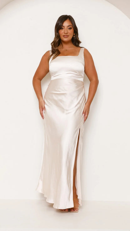 Alaria Maxi Dress Champagne
